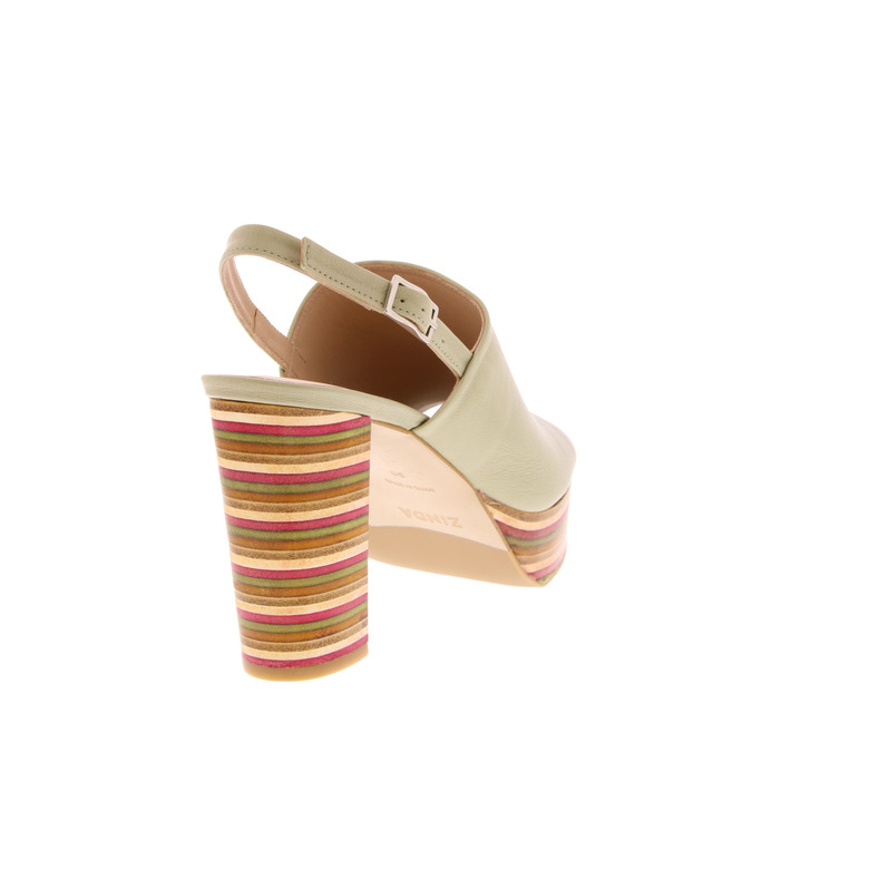 Zinda sandalen groen 4