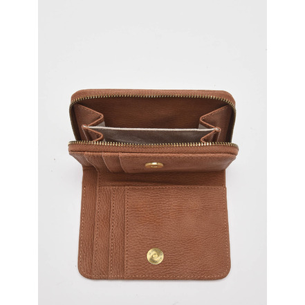 Woomen Vegan wallet brown
