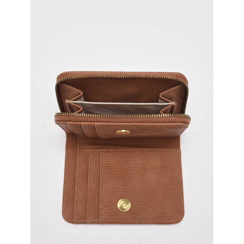 Woomen Vegan wallet brown 2