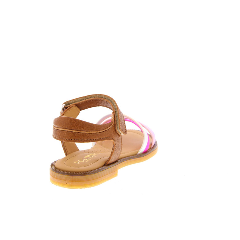 Poldino sandalen cognac 4