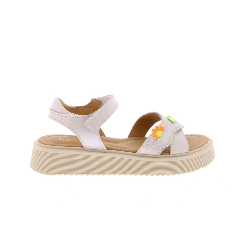 Poldino sandalen zilver