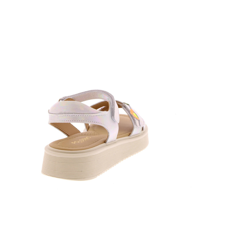 Poldino sandalen zilver 4