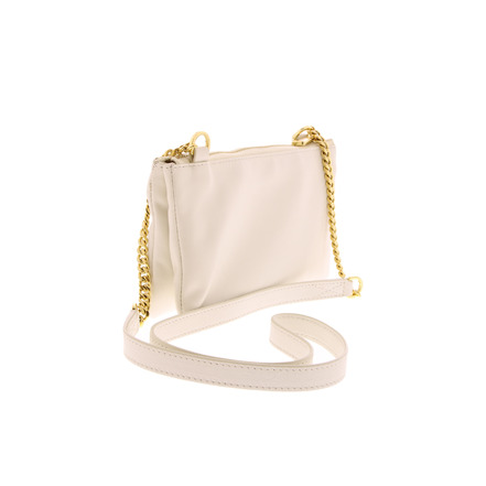 Lancel sac bandoulière ecru