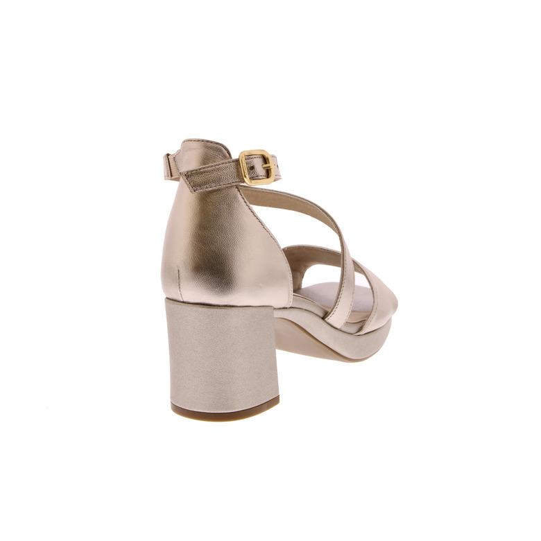 Jana Tamaris Comfort sandalen goud 4