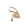 Lola Cruz sandalen goud 4