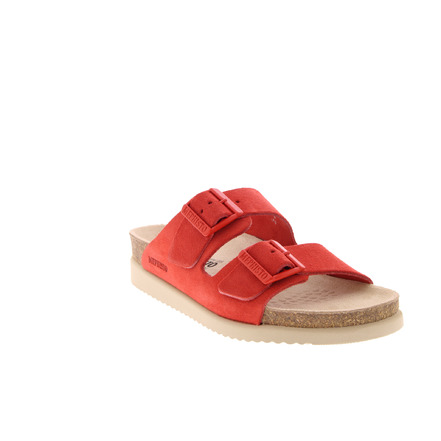 Mephisto thong slippers red