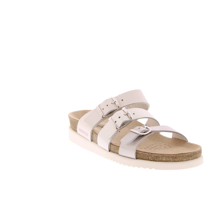 Mephisto thong slippers silver