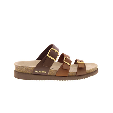 Mephisto thong slippers brown