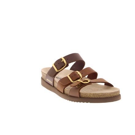 Mephisto thong slippers brown