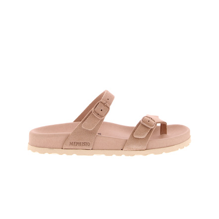 Mephisto thong slippers pink