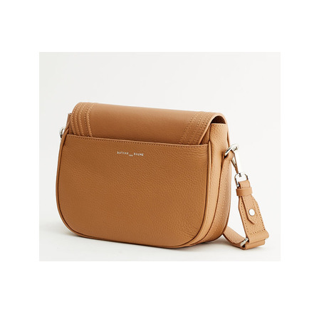 Nathan-baume schoudertas cognac