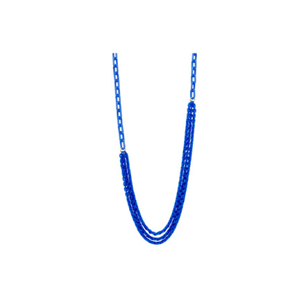 Les Cordes halsketting blauw