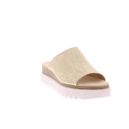 Gabor thong slippers gold
