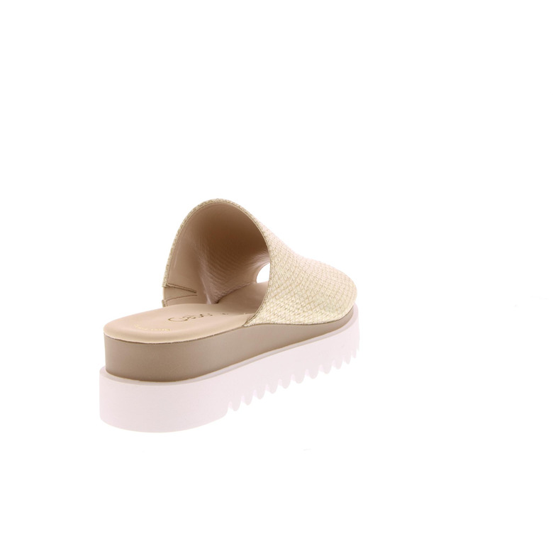 Gabor thong slippers gold 4