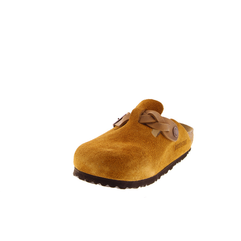 Birkenstock thong slippers cognac 3