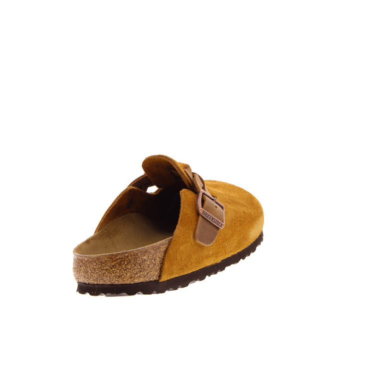 Birkenstock thong slippers cognac 4