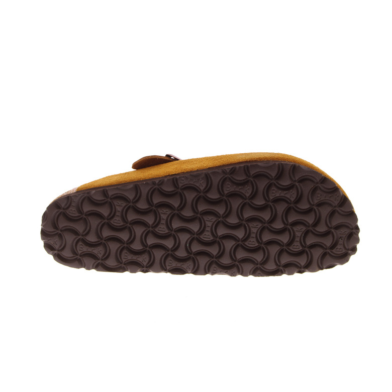 Birkenstock thong slippers cognac 5