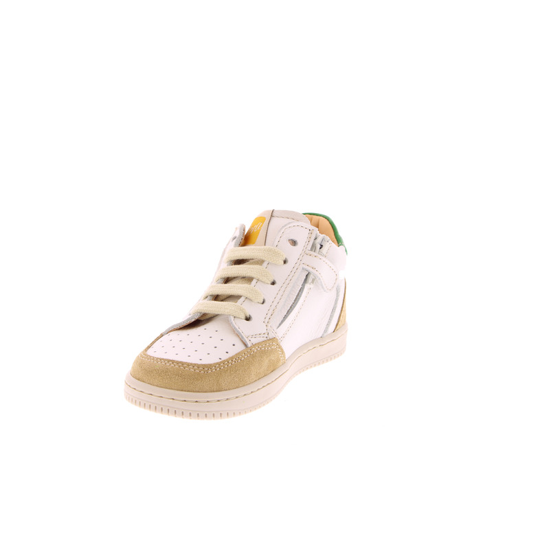 Ocra veterschoenen wit 3