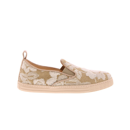 Agl lage schoenen beige
