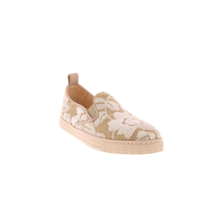 Agl lage schoenen beige 2
