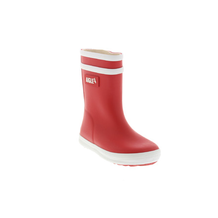 Aigle rain boots red