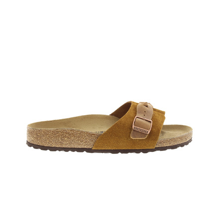 Birkenstock slippers bruin