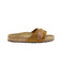 Birkenstock slippers bruin 1