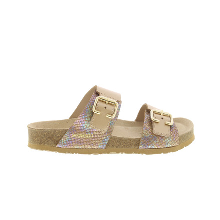 Mephisto thong slippers gold