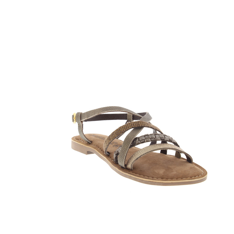 Lazamani sandalen bruin 2