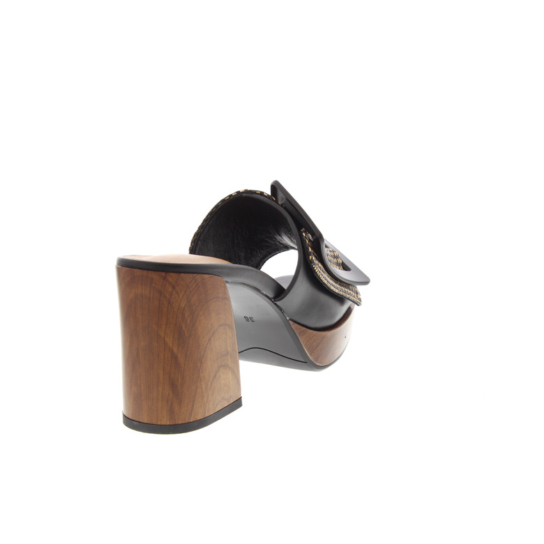 Noa Harmon slippers zwart 4