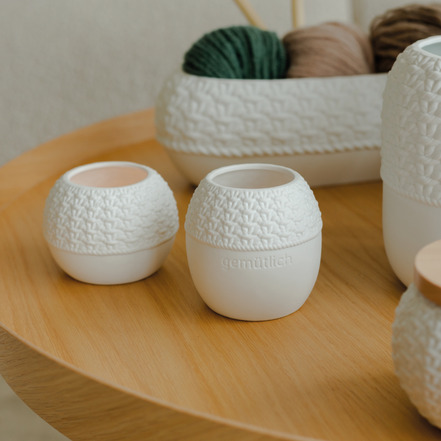Rader tealight / candleholder white