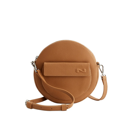 Nathan-baume sac bandoulière cognac