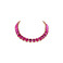 Les Cordes collier rose