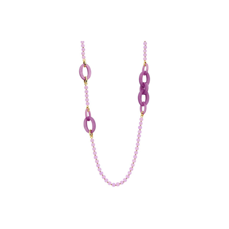 Les Cordes halskette violett