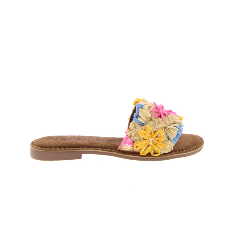 Lazamani slippers multi color 1
