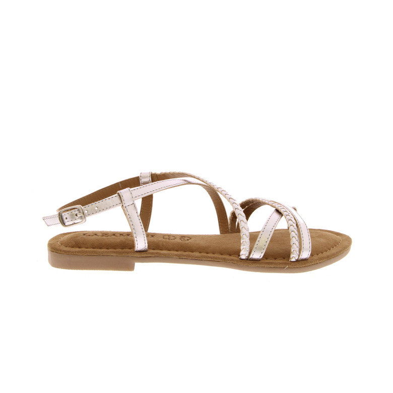 Lazamani sandalen zilver
