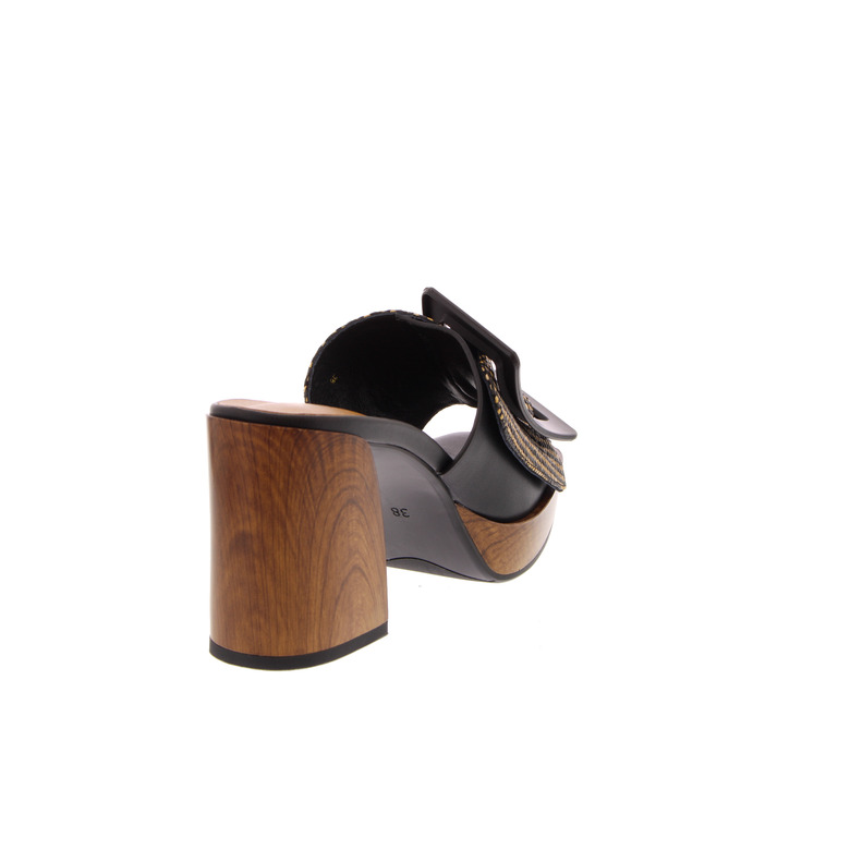 Noa Harmon slippers zwart 4