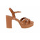 Lola Cruz sandalen cognac 1