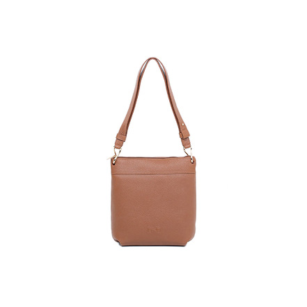 Nathan-baume schoudertas cognac