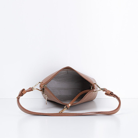 Nathan-baume schoudertas cognac