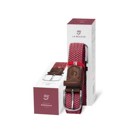 La Boucle ceinture bordeaux