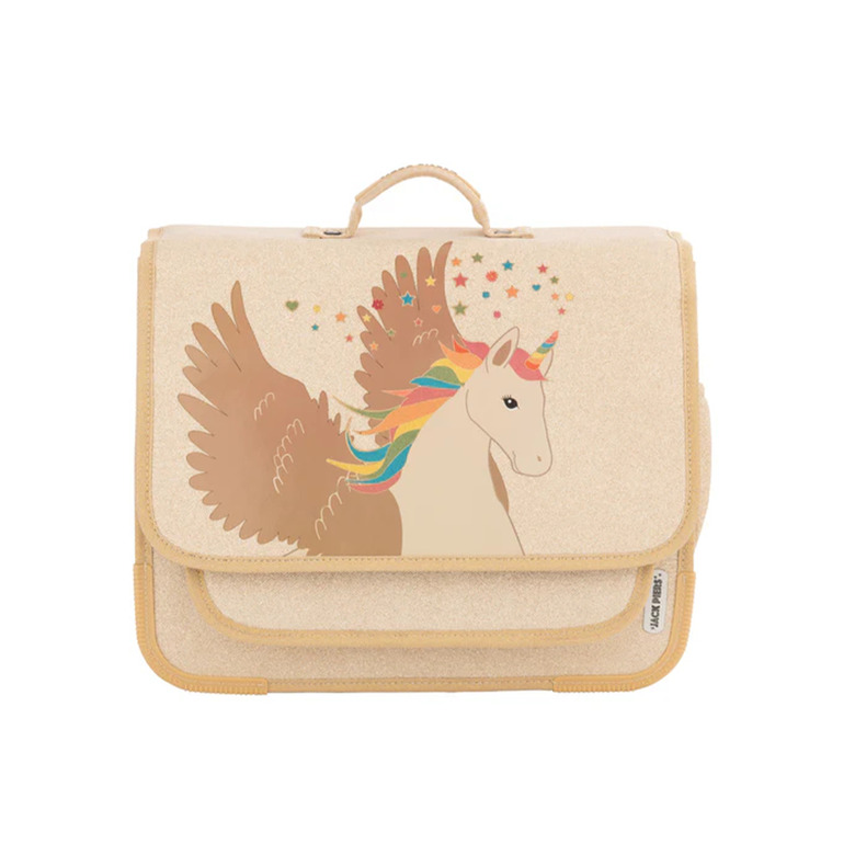 Jack Piers boekentas beige 1