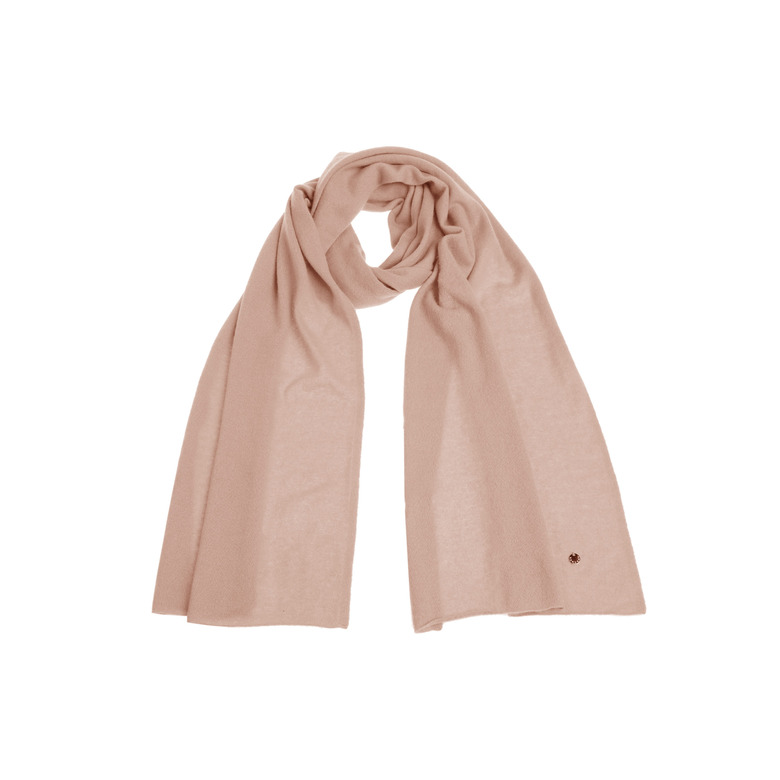 Xandres Cashmere echarpe rose 1