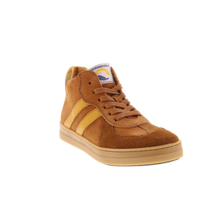 Franco Romagnoli hohe schuhe cognac