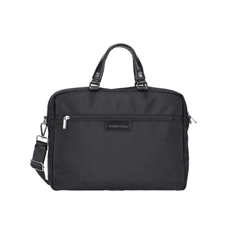 Arthur & Aston briefcase black 1