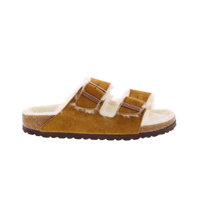 Birkenstock thong slippers brown