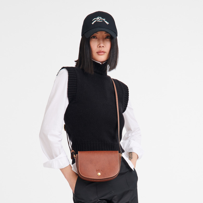 Longchamp crossbody bruin 3
