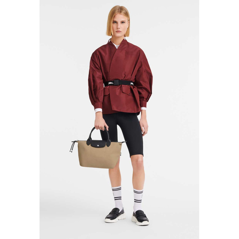 Longchamp handbag camel 2