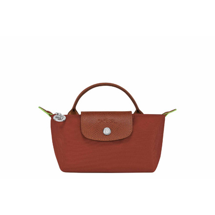 Longchamp trousse de maquillage brun