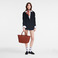 Longchamp handbag brown 3